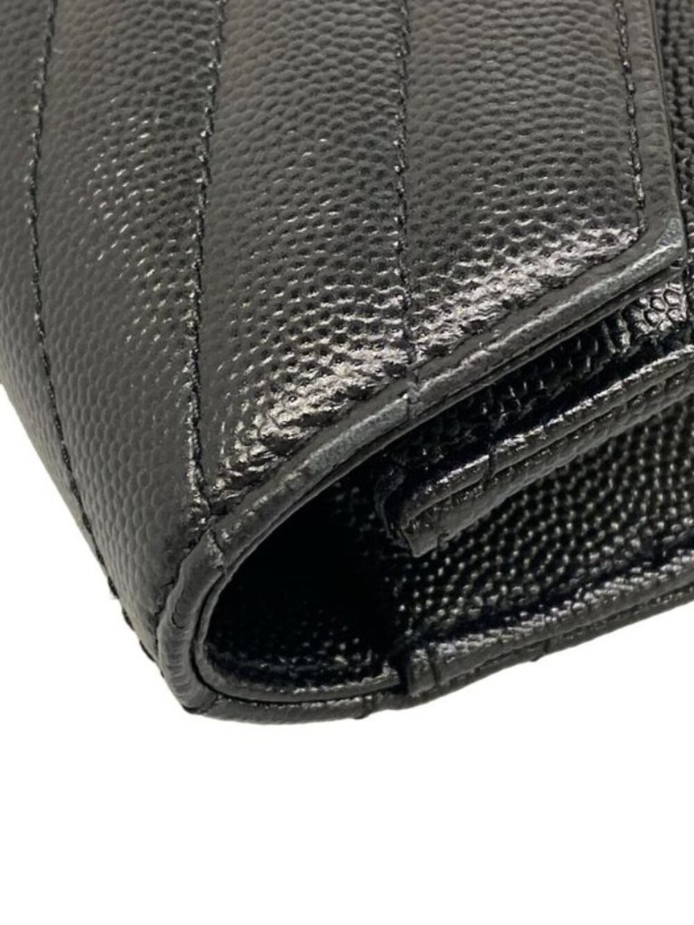 Saint Laurent Paris Wallet Cassandra Envelope Chain Black - Picture 7 of 13